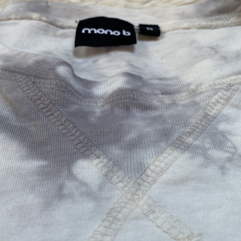 Mono B Tie Dye Top ๐ Gray & White - Picture 12 of 14
